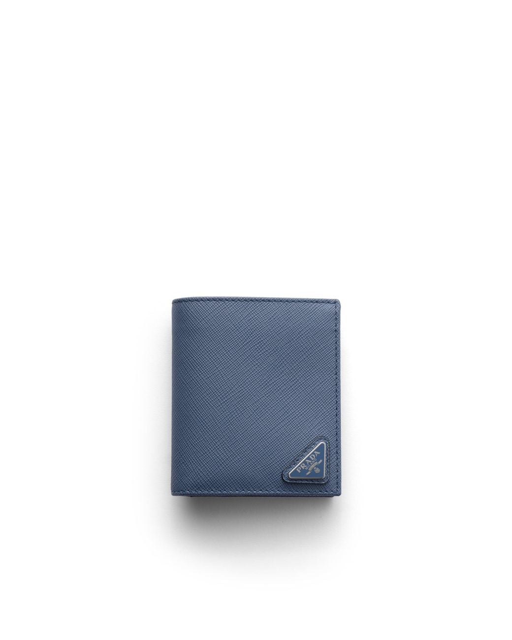 Prada Blue Saffiano Leather Wallet for men