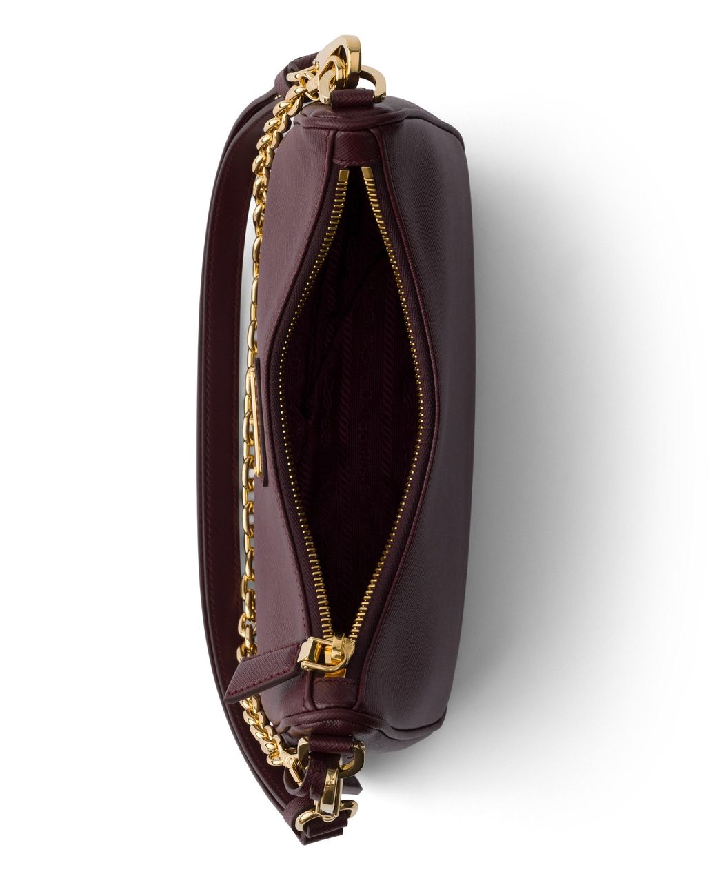 Prada Brown Re-Edition Mini Saffiano Leather Bag