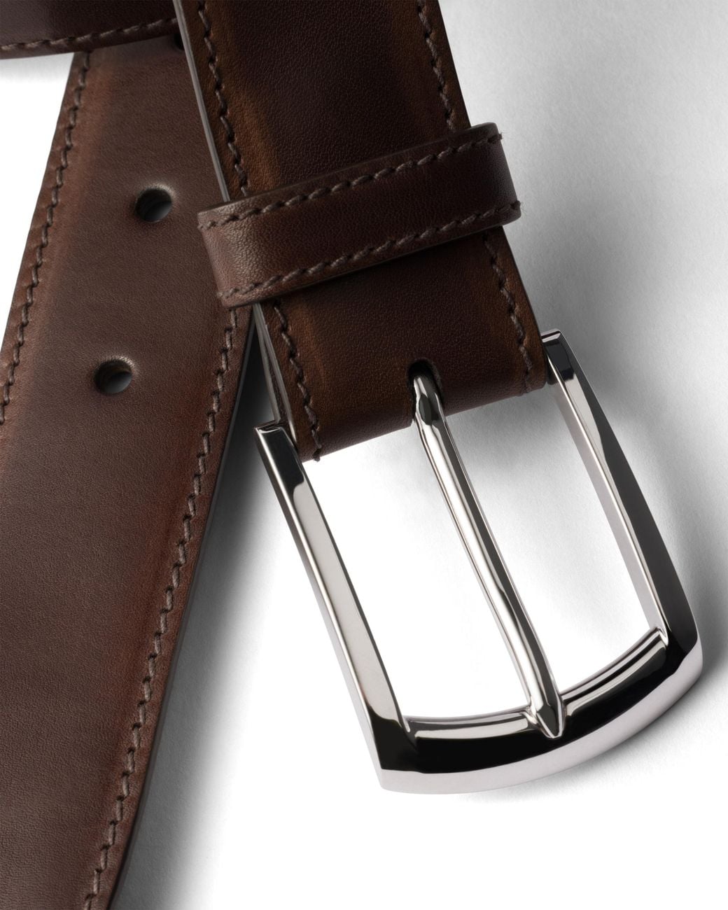 Prada Metallic Metal Belt Buckle for men