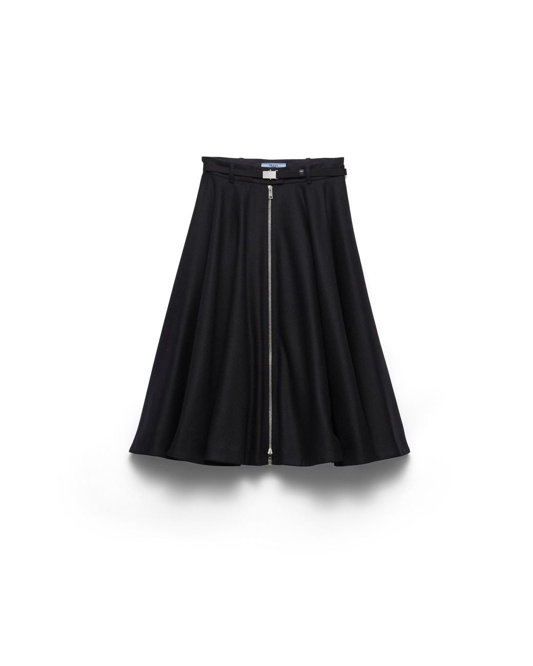 Prada Black Re-Wool Skirt