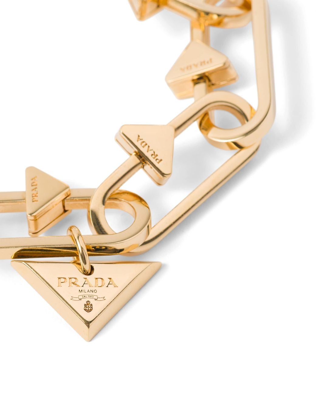 Prada Metallic Metal Bracelet