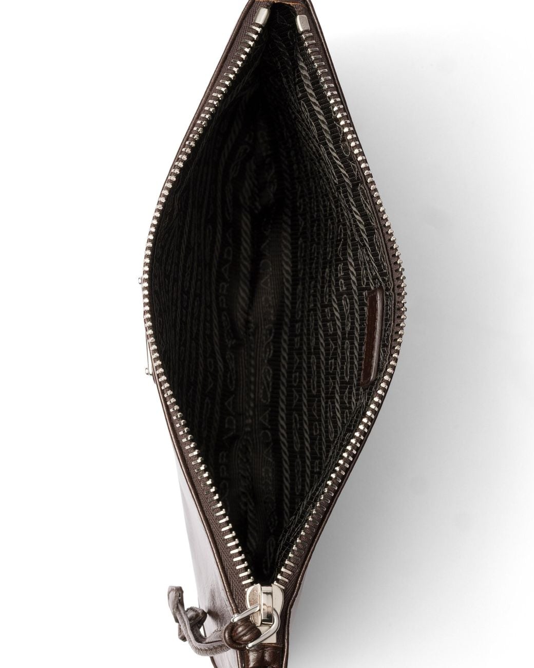 Prada Black Leather Smartphone Case for men