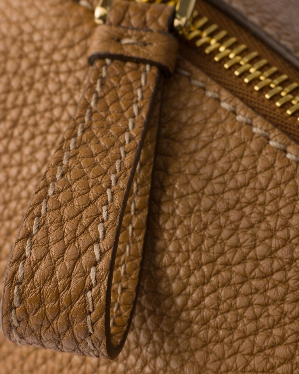 Prada Brown Medium Leather Shoulder Bag, Caramel