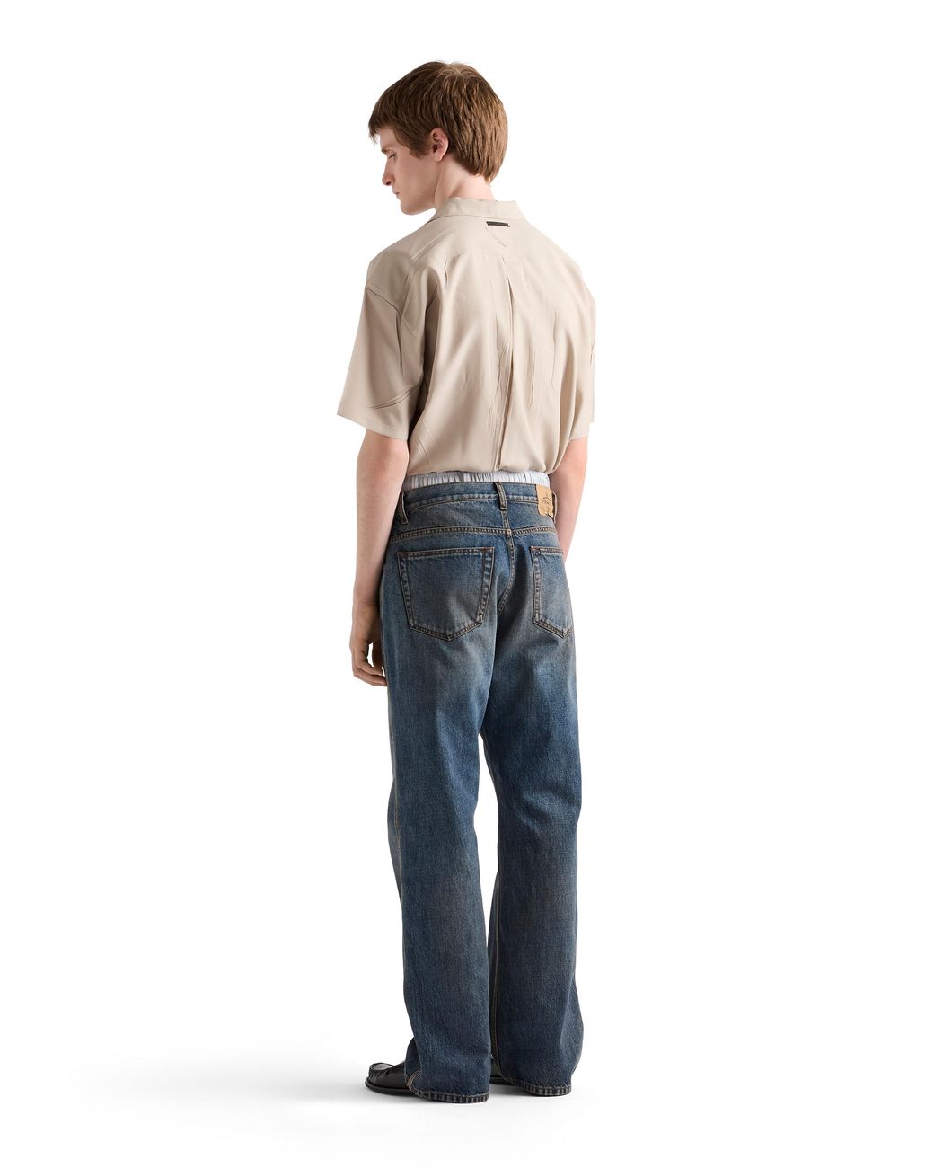 Prada Natural Silk Shirt for men