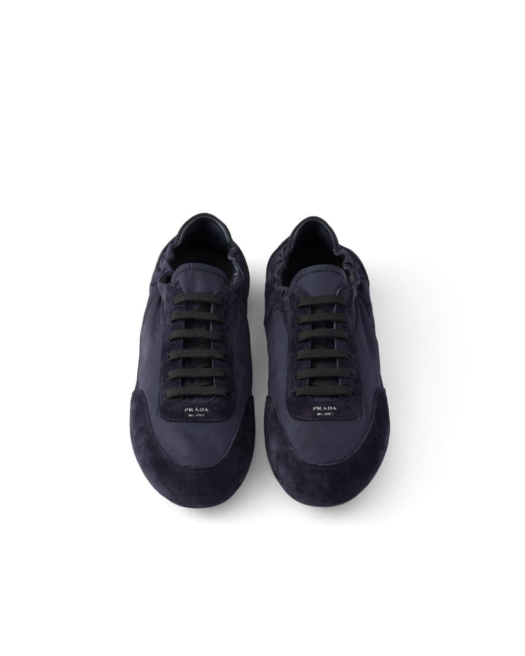 Prada Blue Collapse Sneaker Aus Re-Nylon Und Wildleder, Damen, Größe