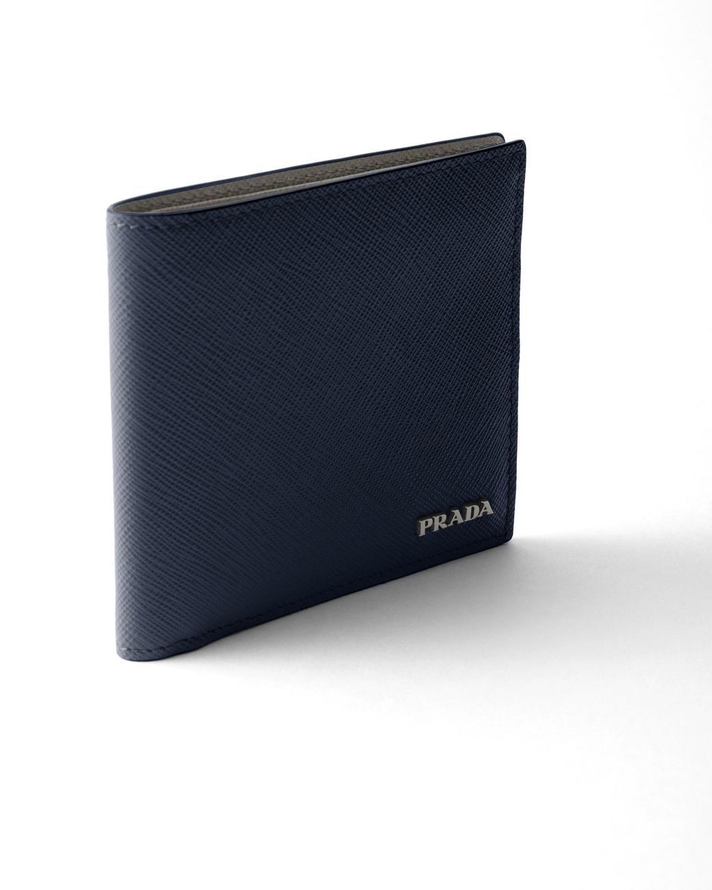 Prada Blue Saffiano Leather Wallet for men