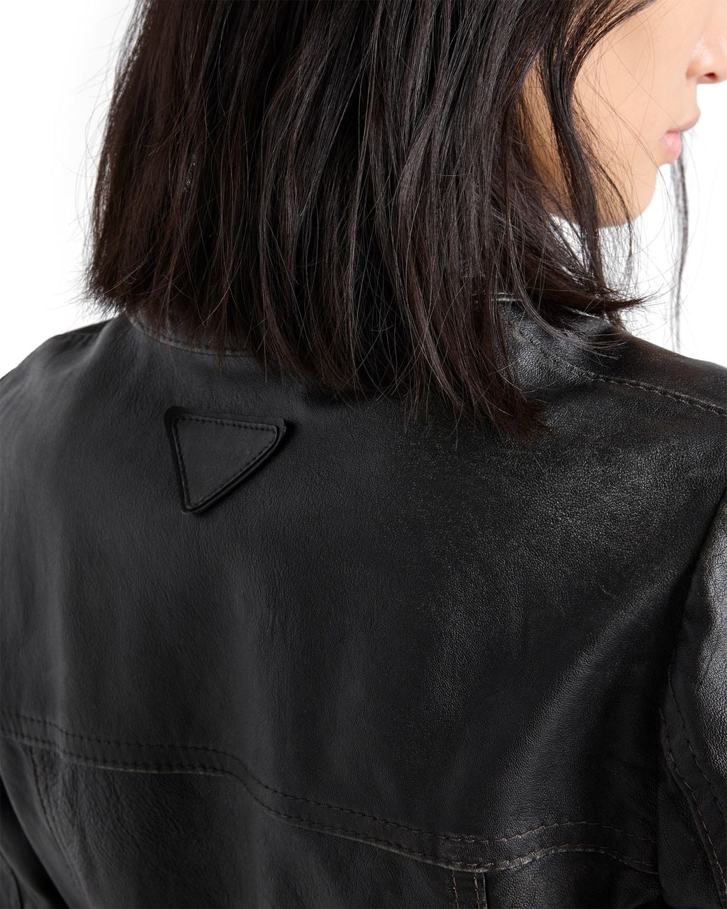 Prada Black Nappa Leather Jacket