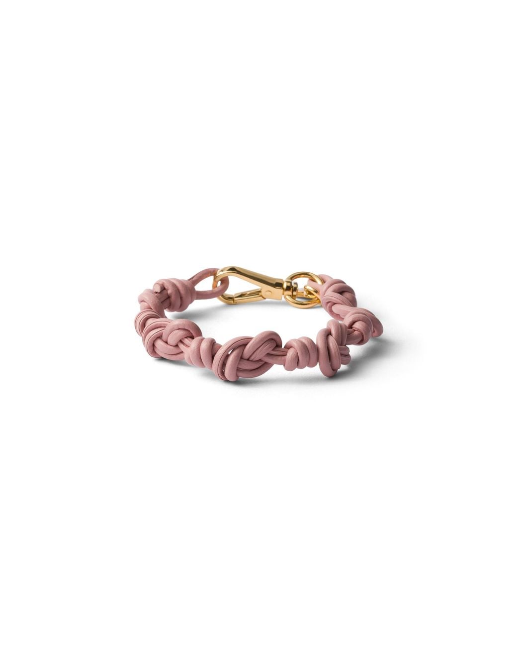 Prada Pink Nappa Leather Bracelet