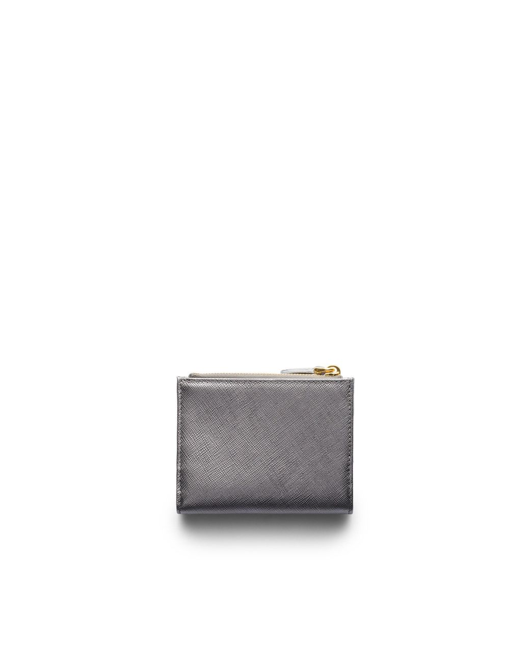 Prada White Small Saffiano Leather Wallet