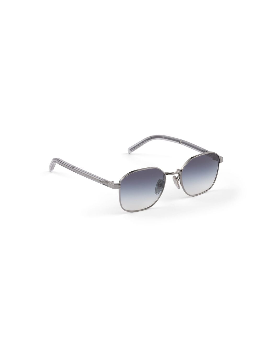 Prada Blue Sunglasses With The Iconic Metal Plaque for men