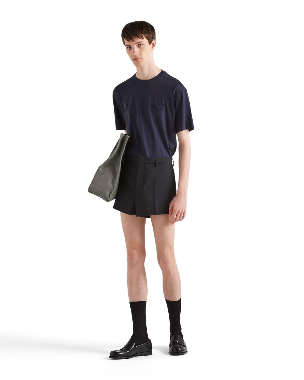 Camiseta De Algodón, Hombre, Talla Prada de hombre de color Blue