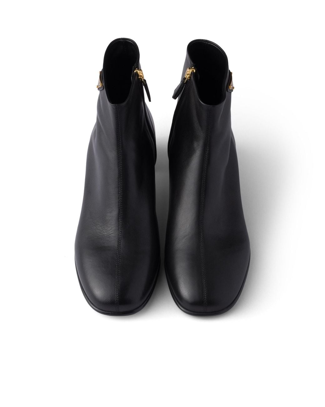 Prada Black Nappa Leather Booties