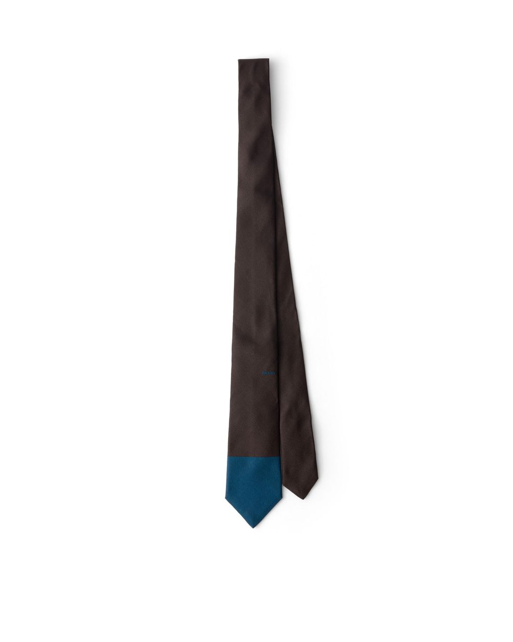 Prada White Silk Tie for men