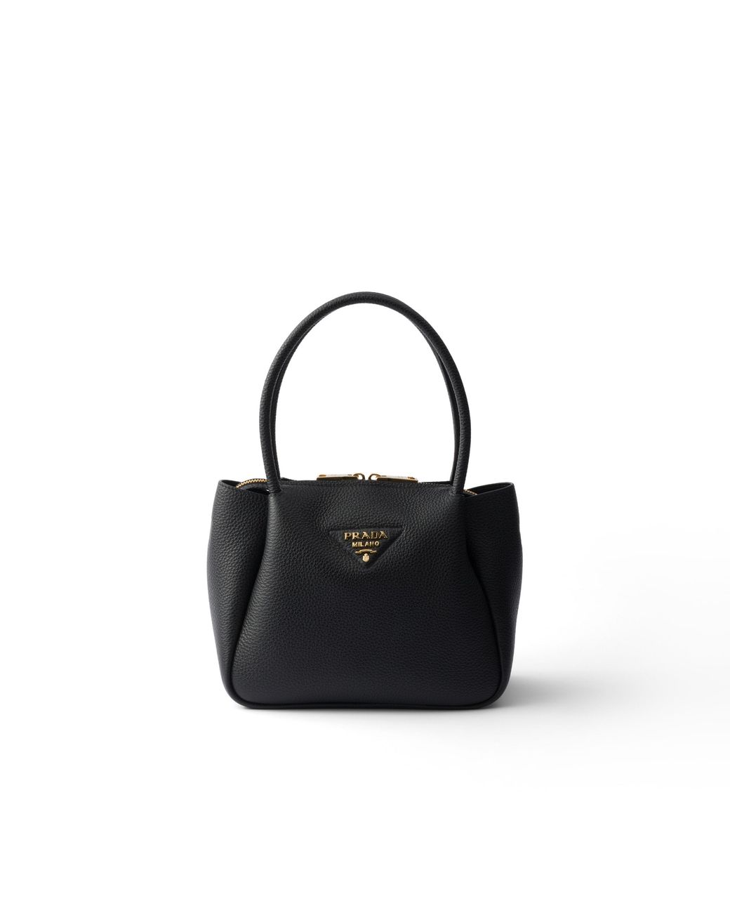 Prada Black Liaison Small Leather Handbag