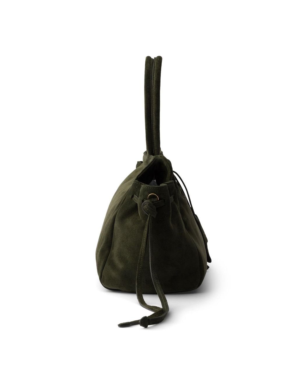 Prada Black Allusion Large Suede Bag