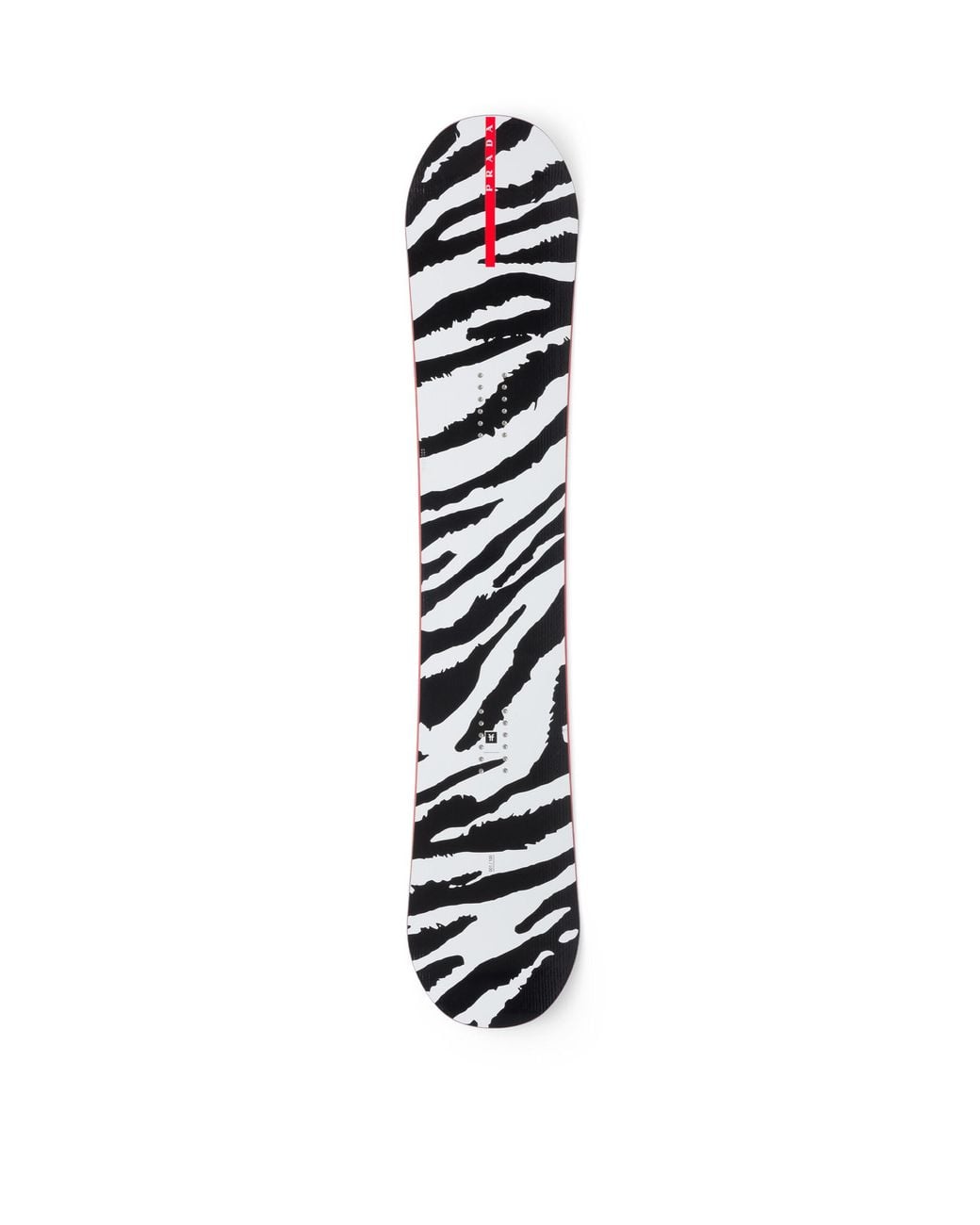 Prada White Linea Rossa Snowboard