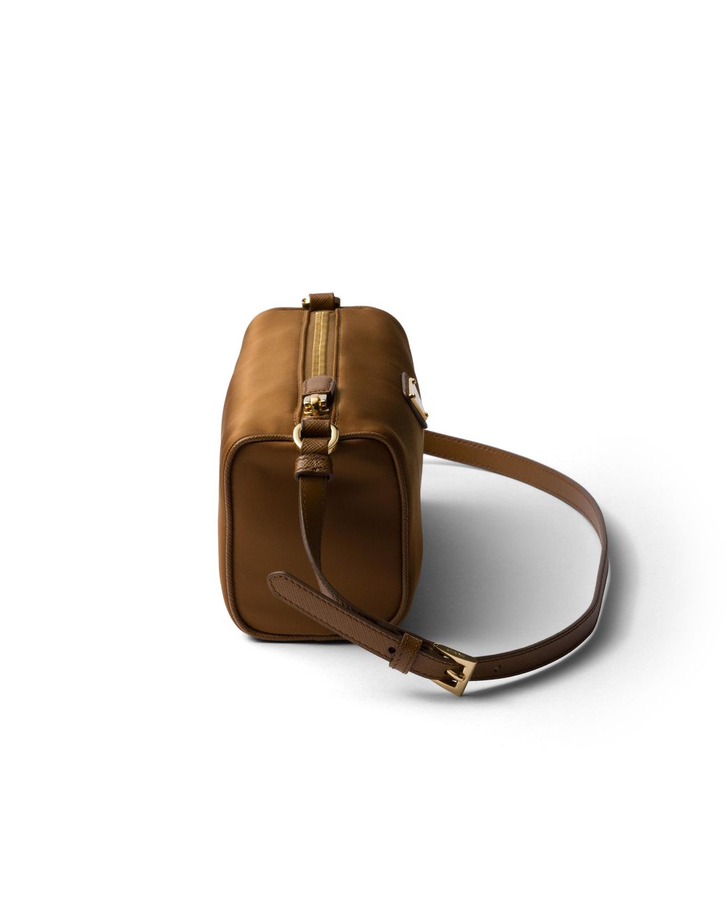Prada Brown Pouch Aus Re-Nylon, Damen