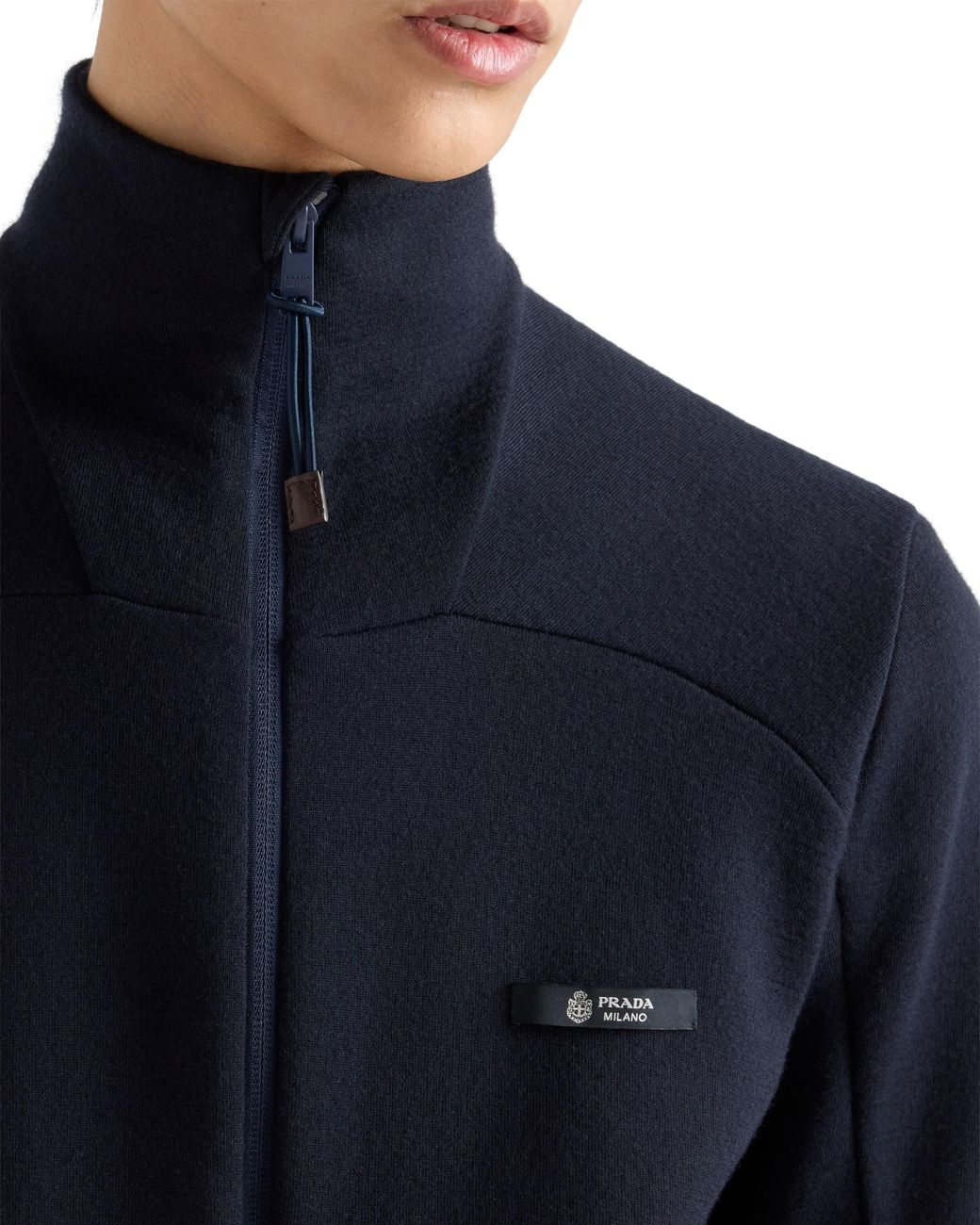 Prada Blue Cashmere Cardigan for men