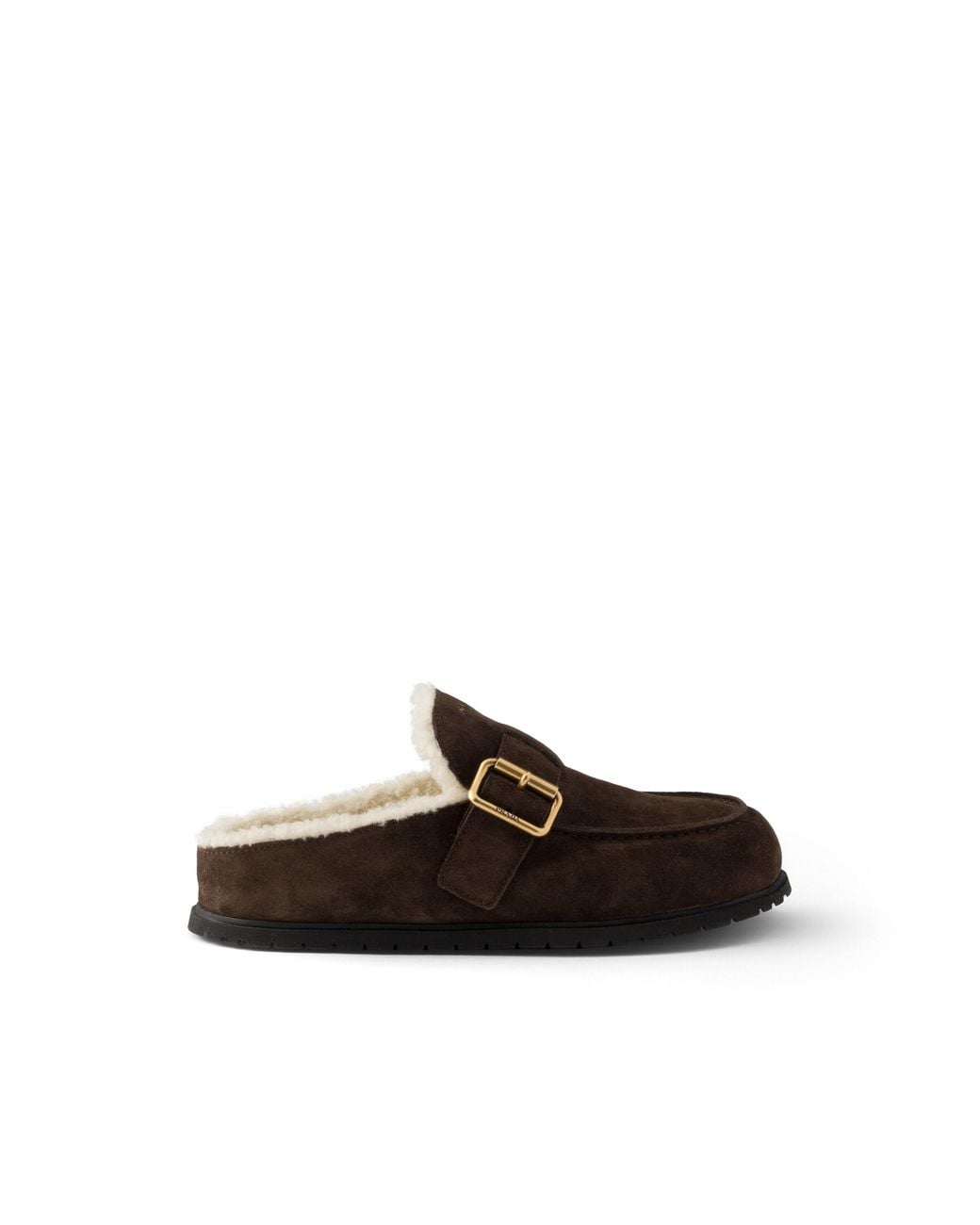 Prada Brown Suede Mules