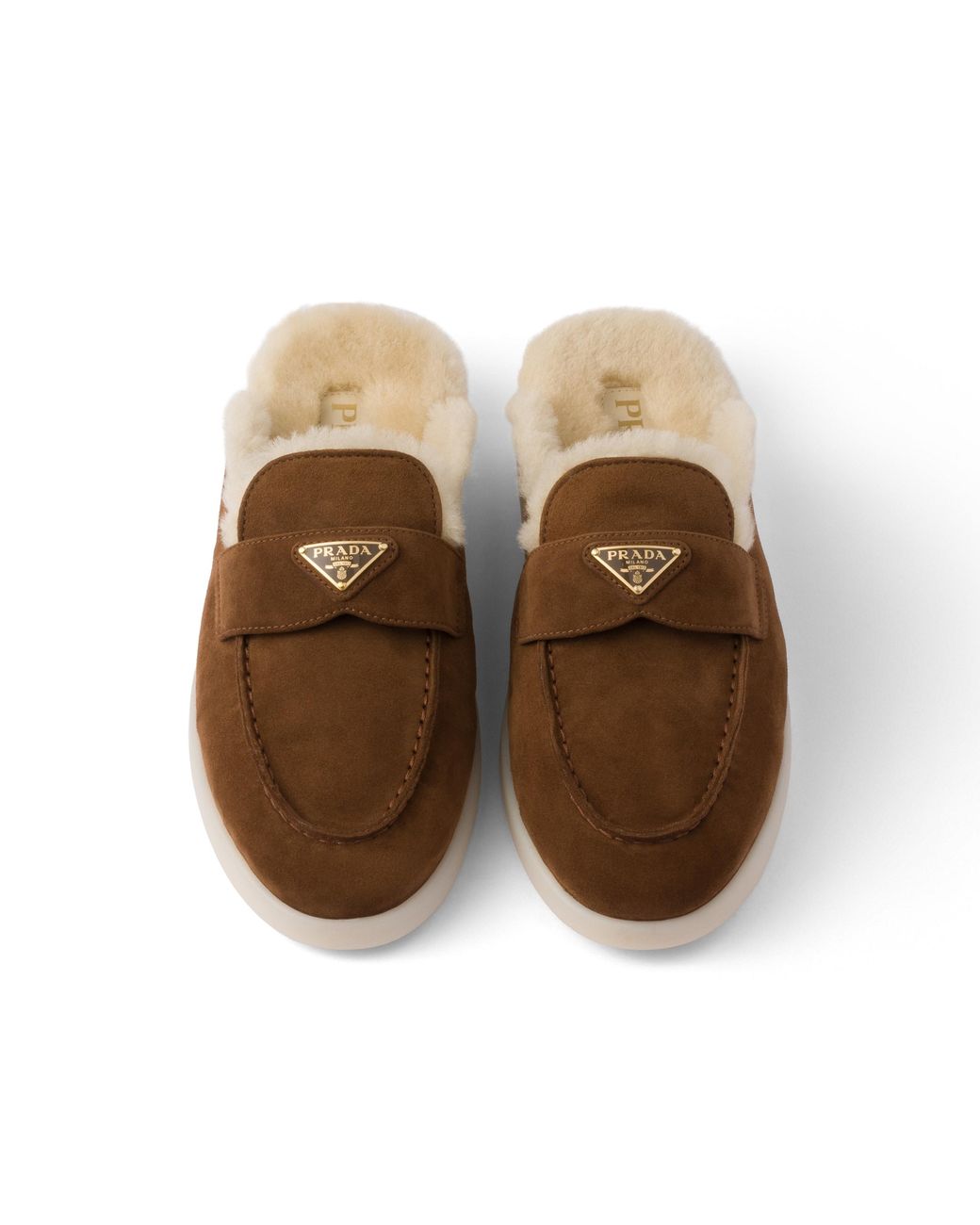 Sabot di Prada in Brown