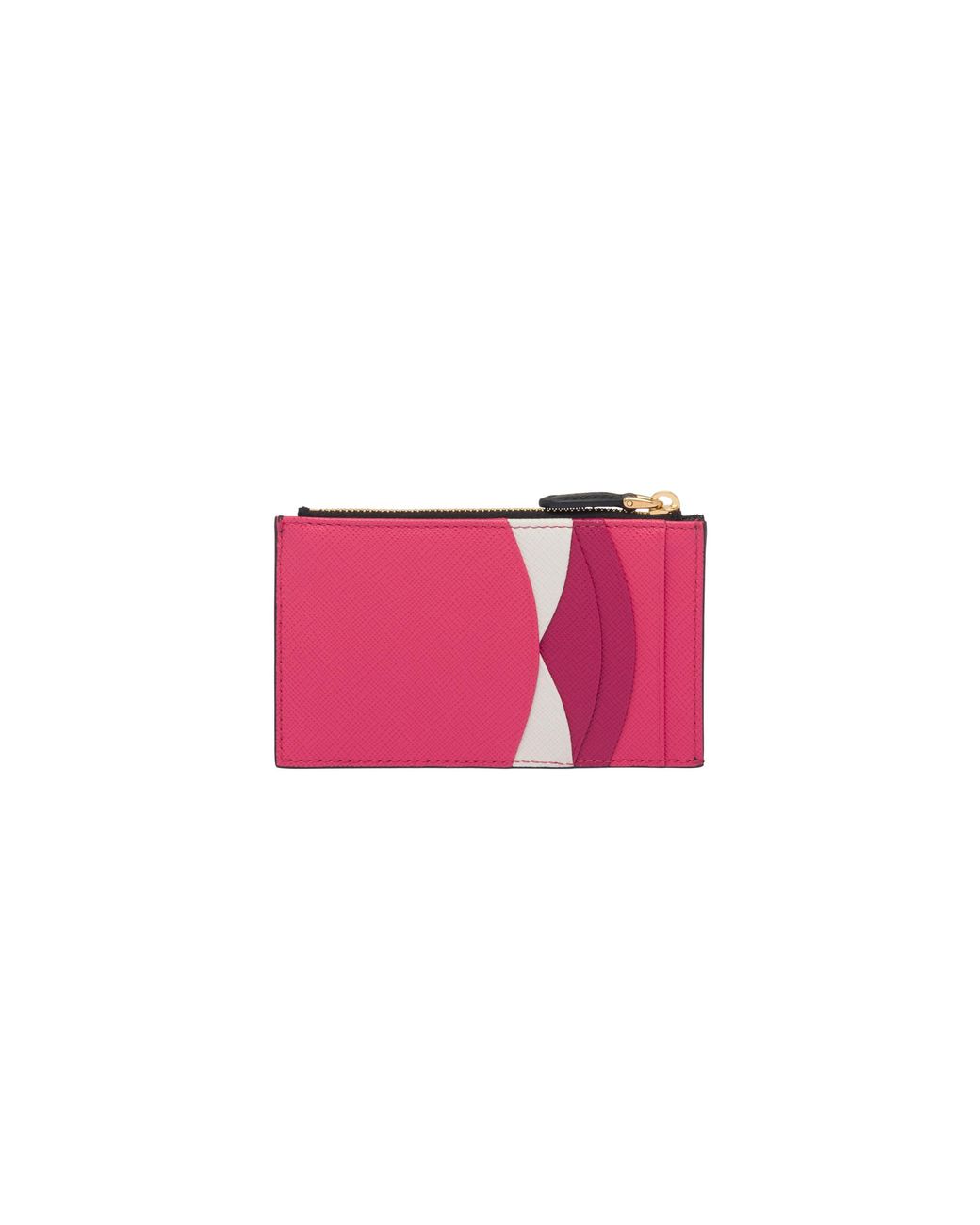 Prada Blue Saffiano Leather Card Holder