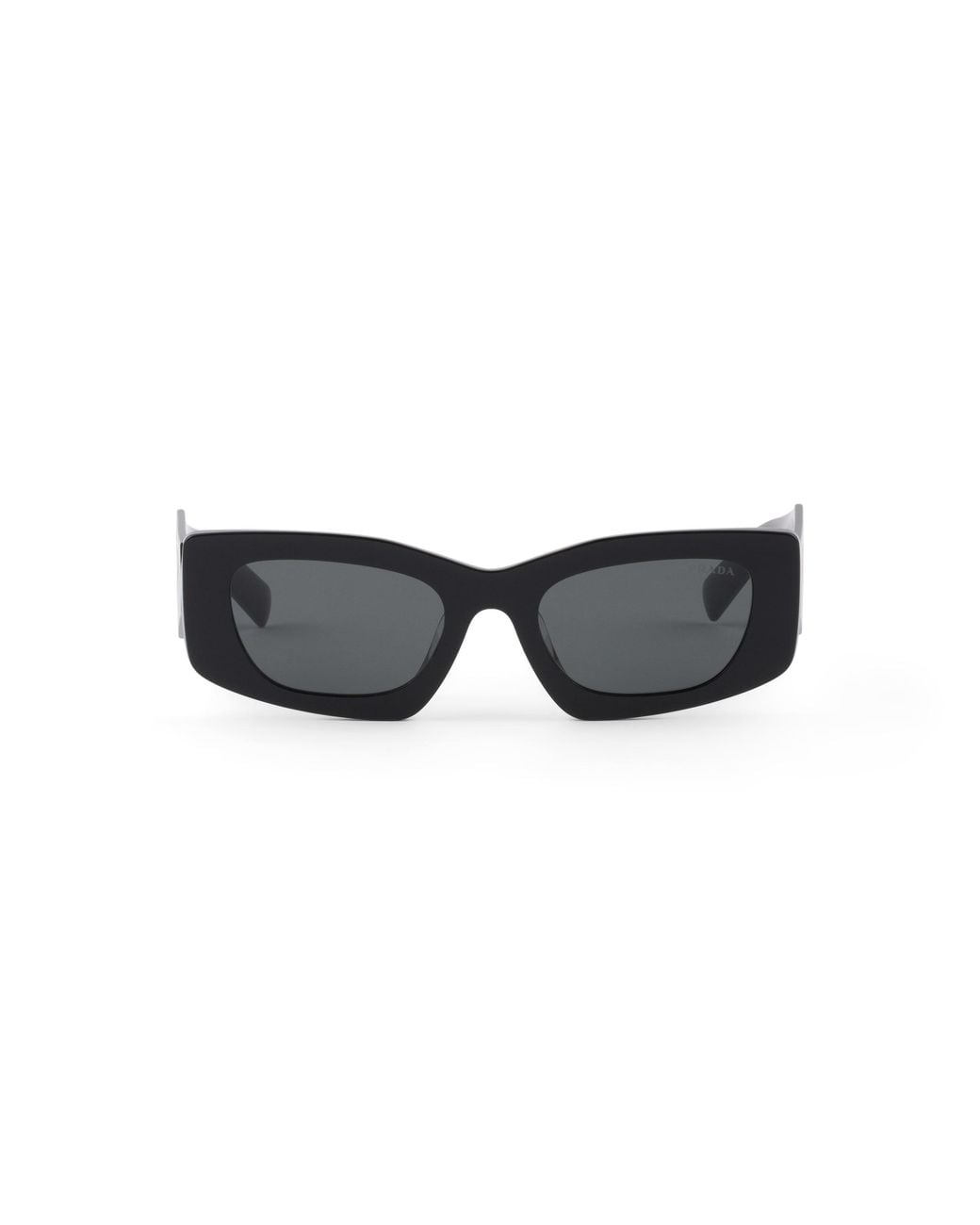 Prada Black Sunglasses With Triangle Logo