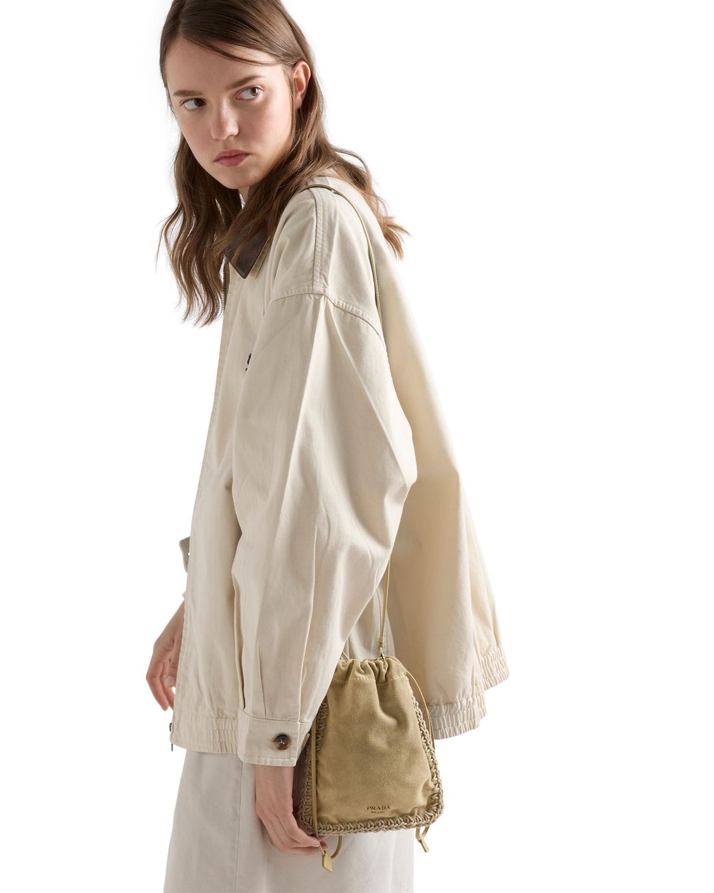 Prada Natural Suede Smartphone Case