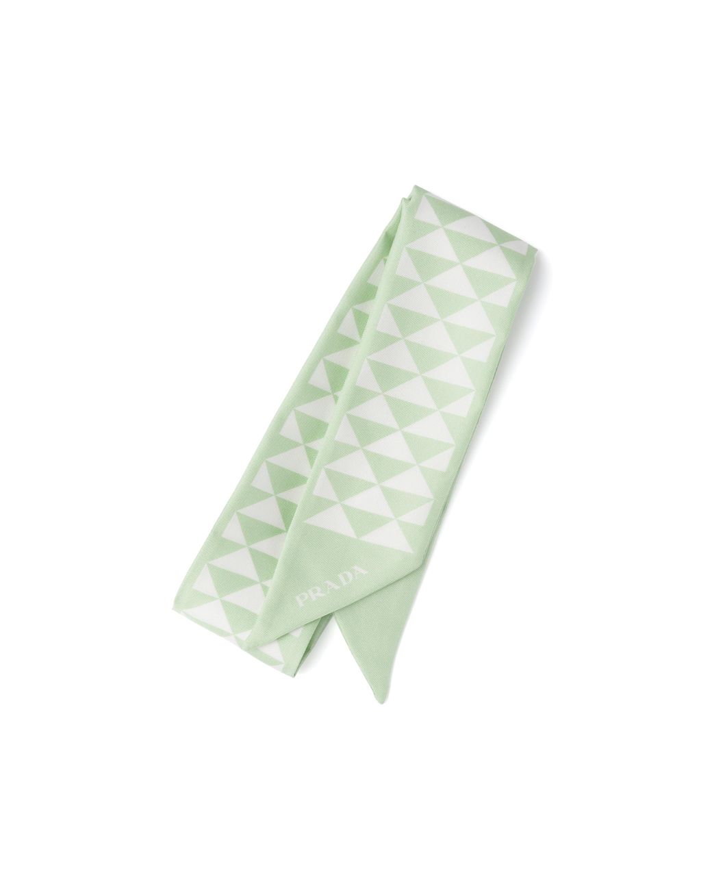 prada printed twill scarf