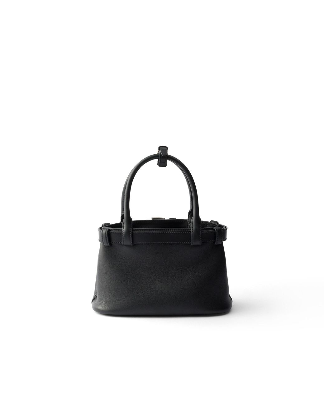 Borsa Buckle Small di Prada in Black