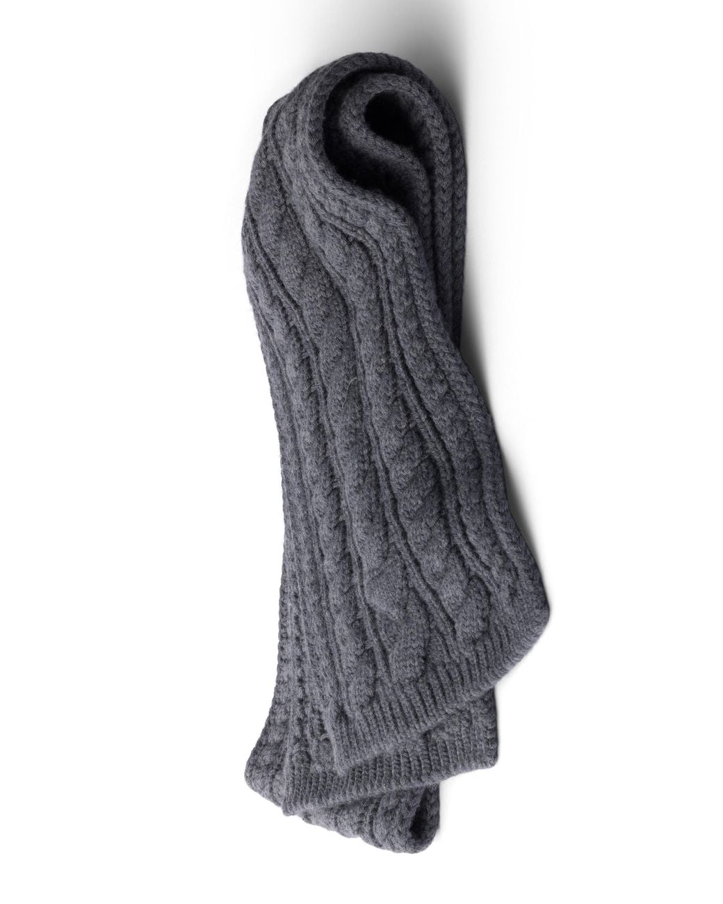 Prada Gray Wool Scarf