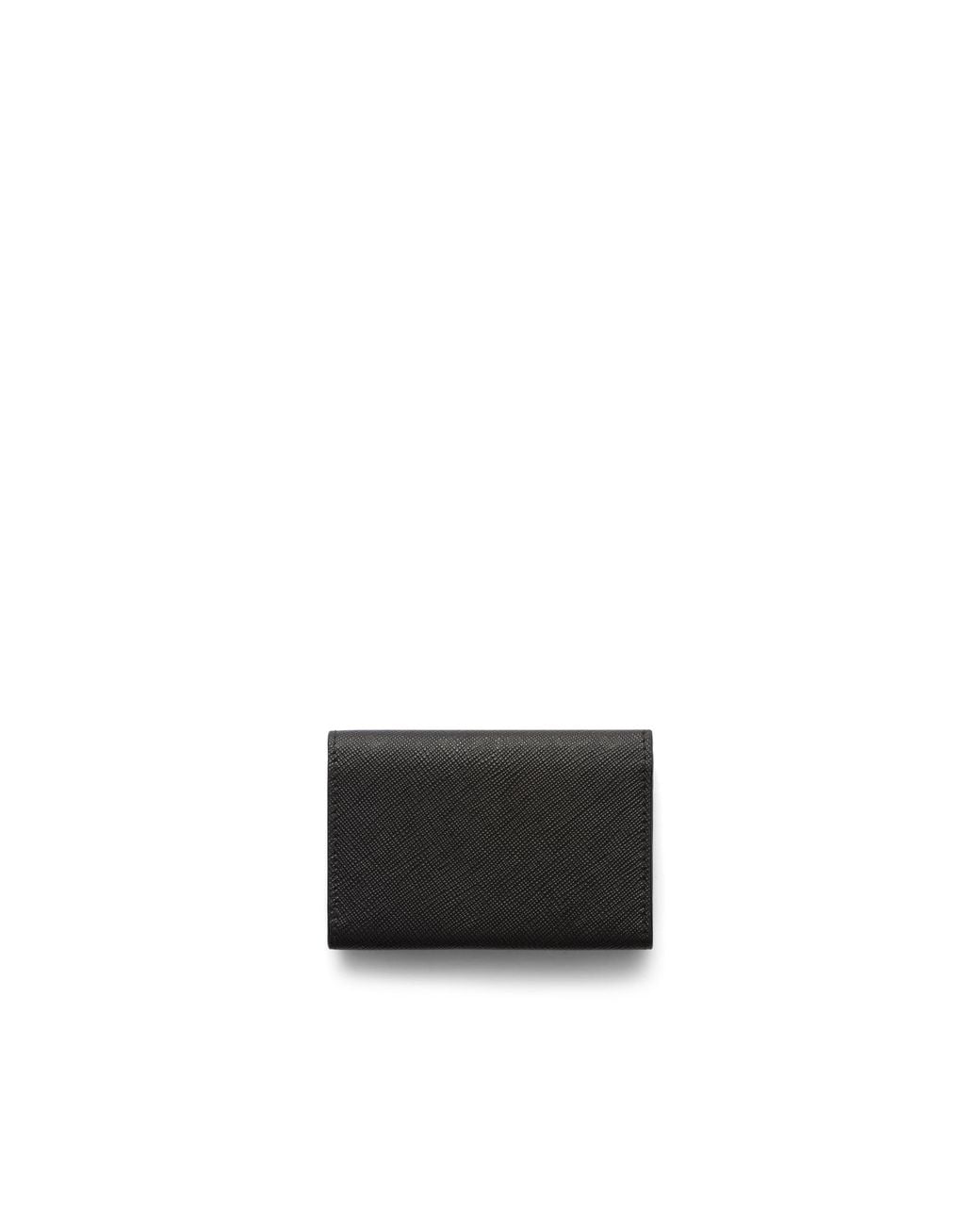 Prada White Saffiano Leather Card Holder