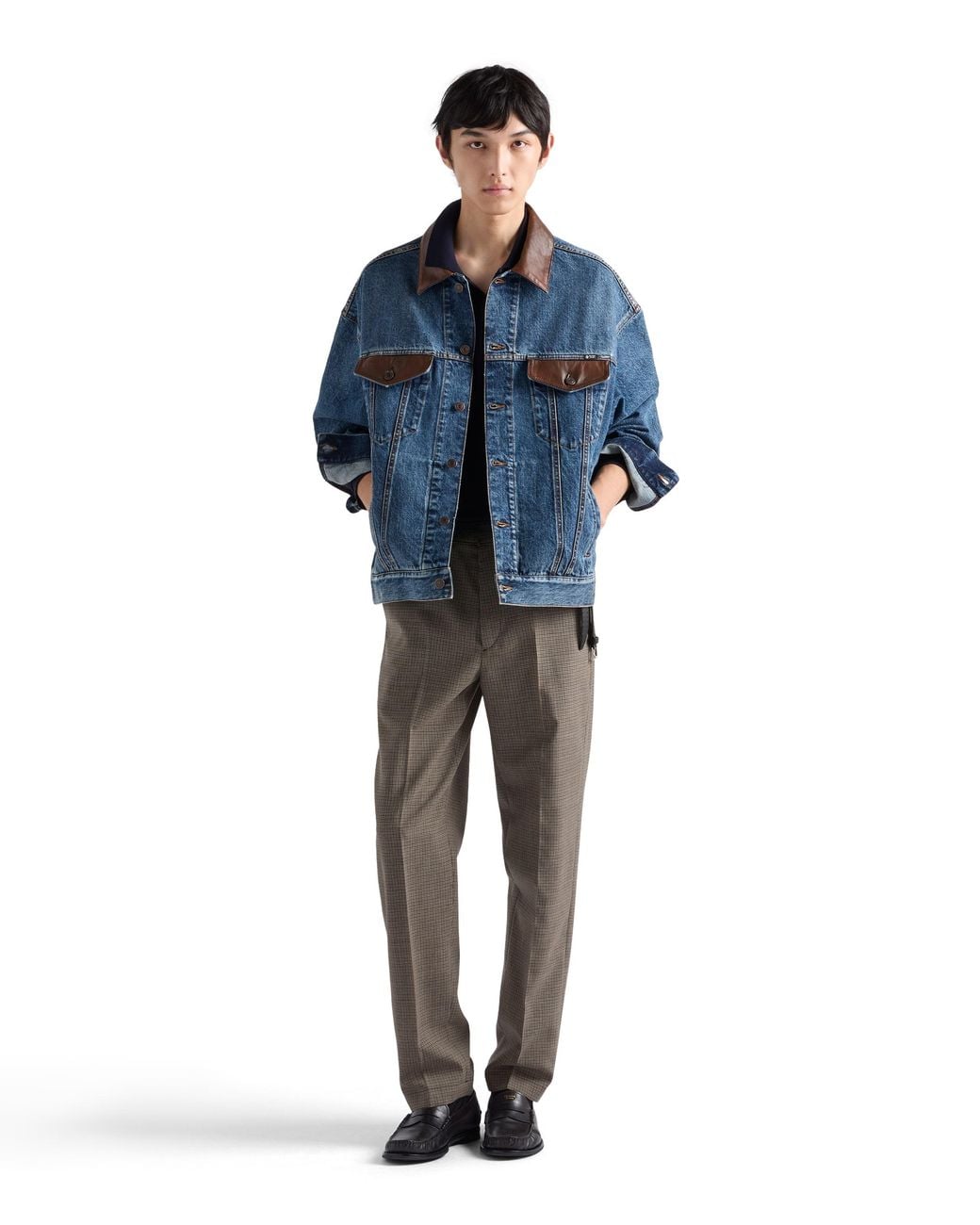 Prada Blue Denim Jacket for men