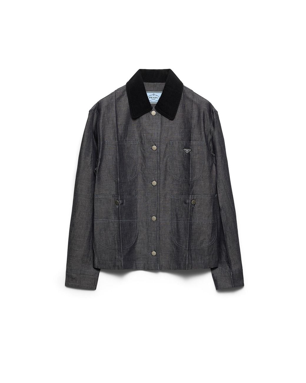 Prada Black Chambray Jacket