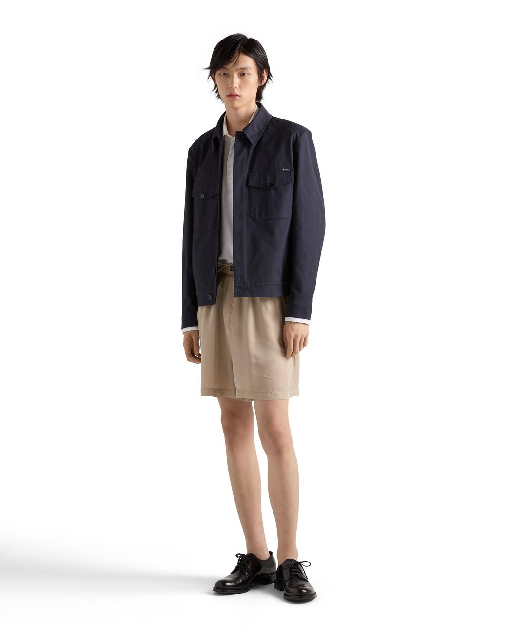 Prada Blue Technical Fabric Jacket for men