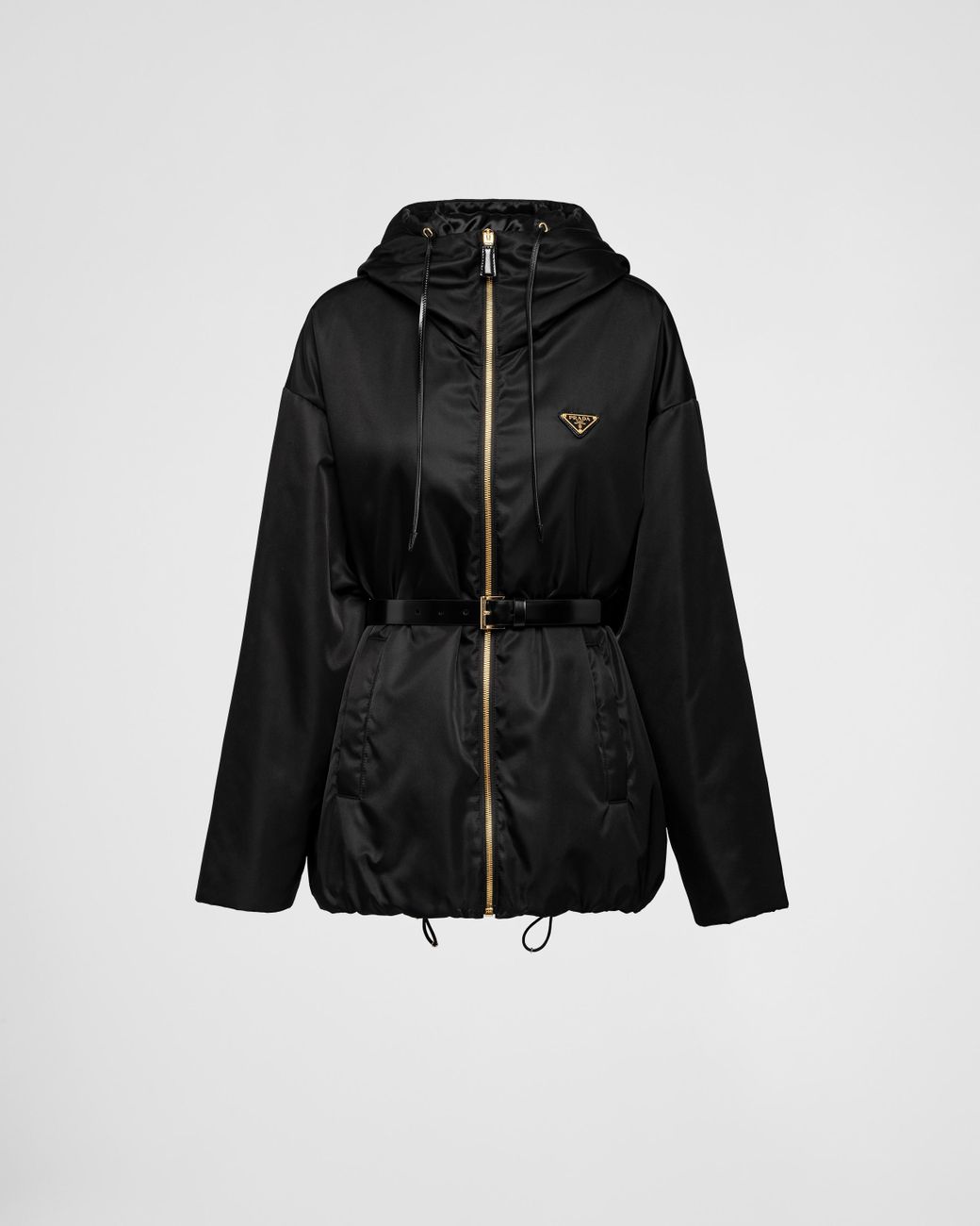 Prada Re nylon Blouson Jacket in Black Lyst UK