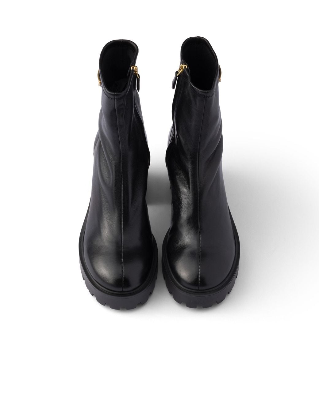 Prada Black Stride Stretch Nappa Leather Booties