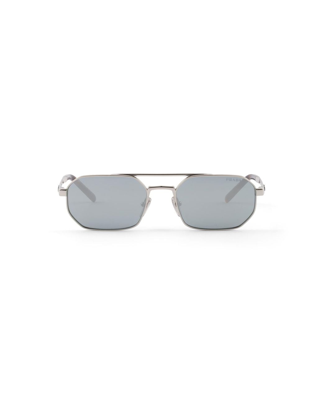 Prada White Sunglasses With Logo for men