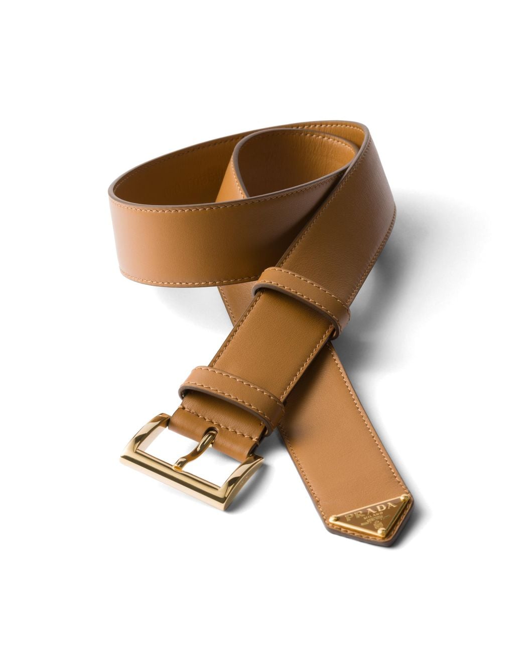 Prada Brown Leather Belt