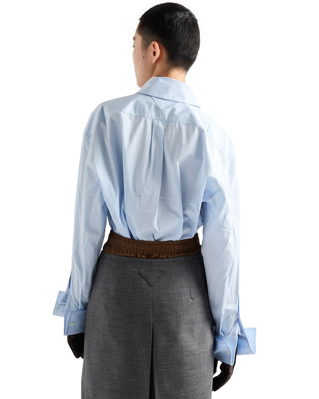 Prada Blue Poplin Shirt, Astro