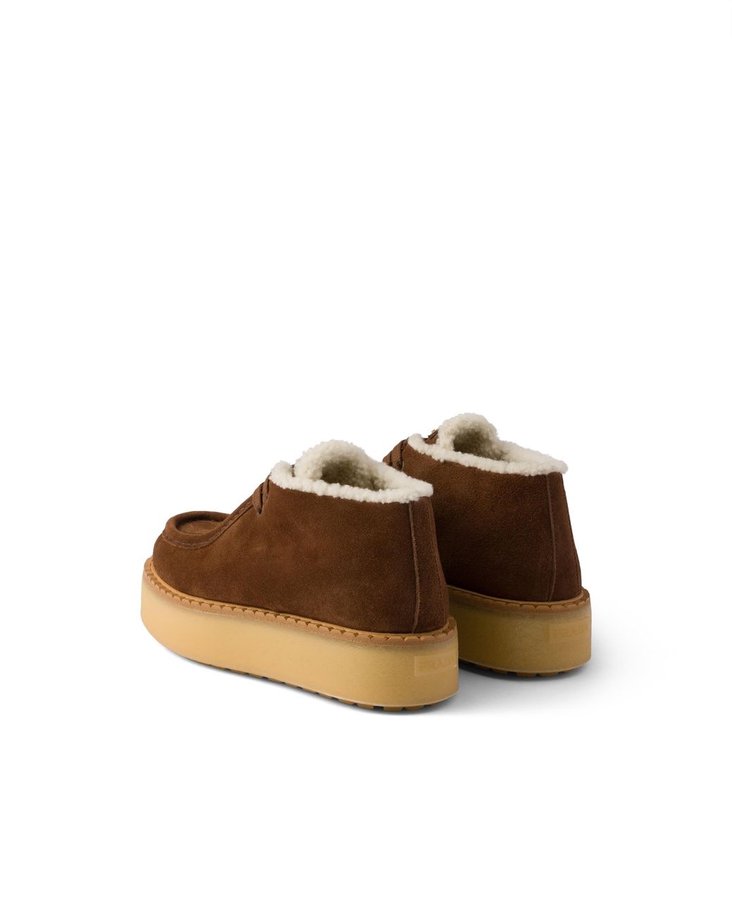 Prada Brown Suede Chukka Boots