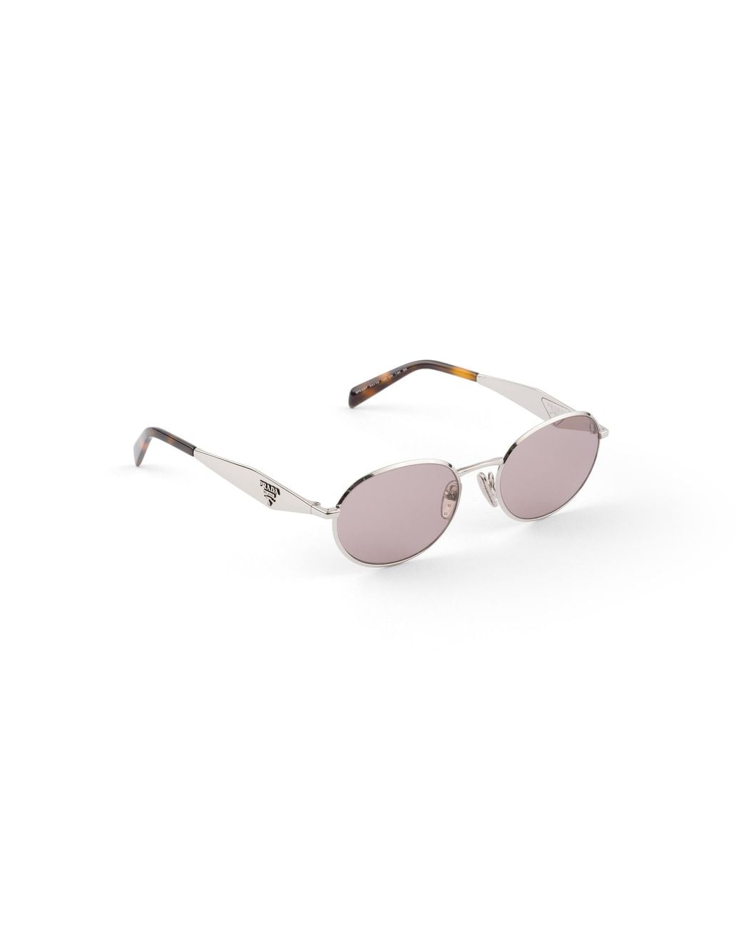Prada Pink Sunglasses With Logo, Mauve