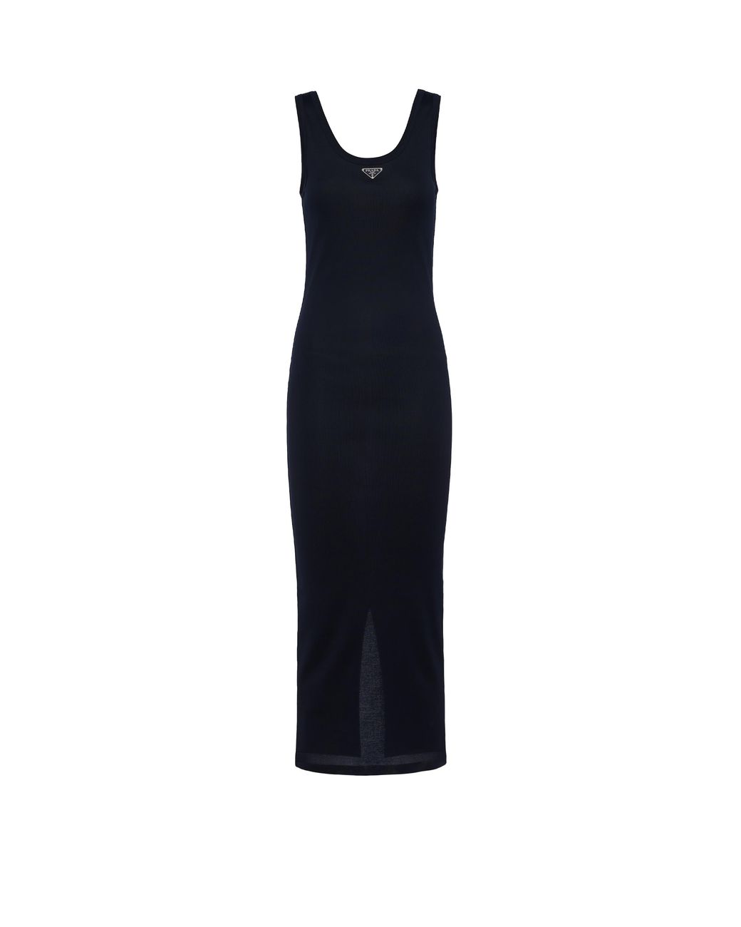 Prada Black Cotton Midi Dress