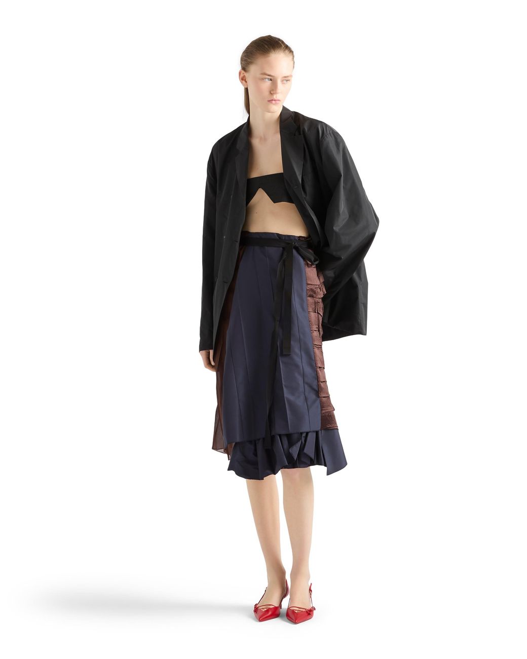 Prada Black Wool Top