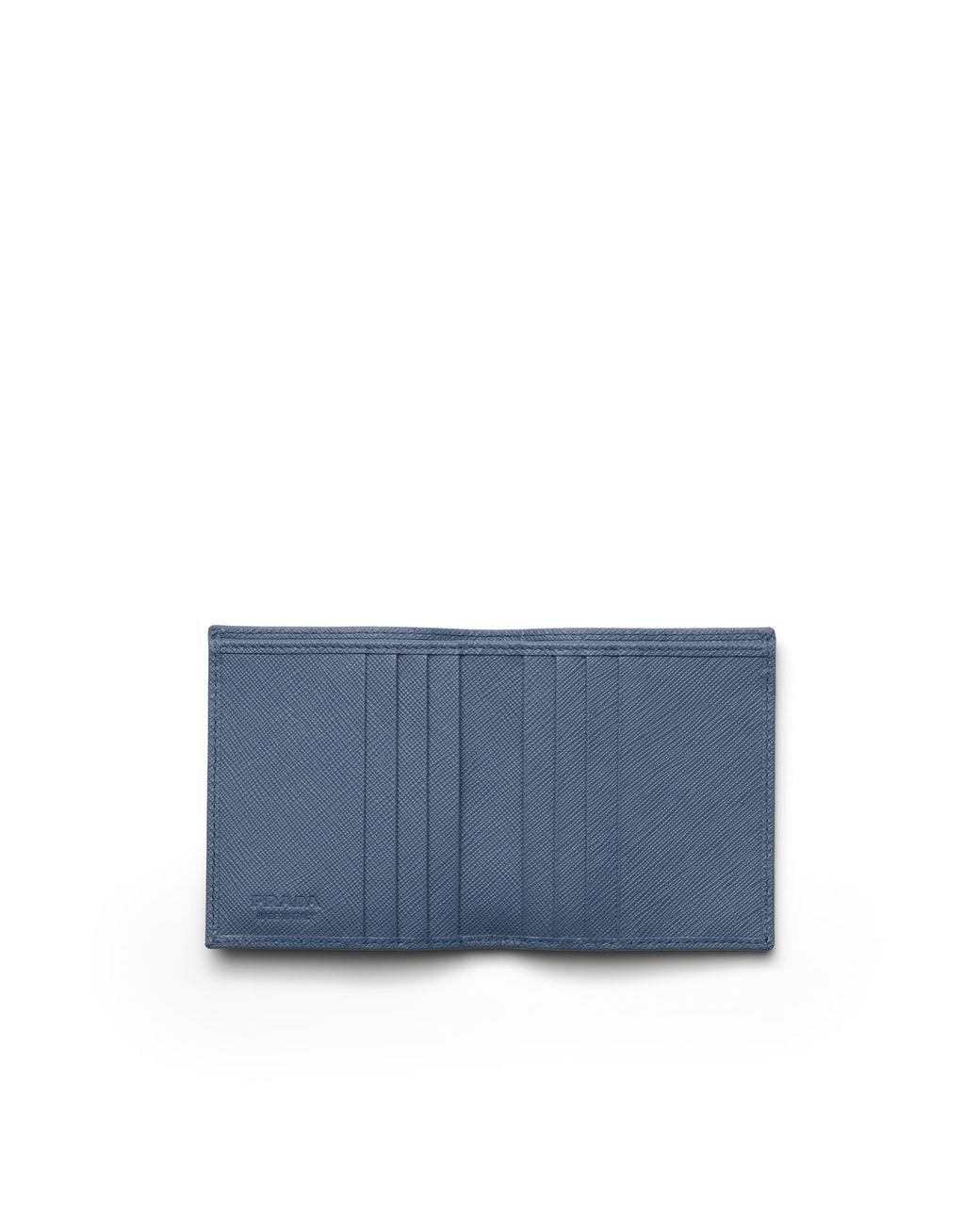 Prada Blue Saffiano Leather Wallet for men