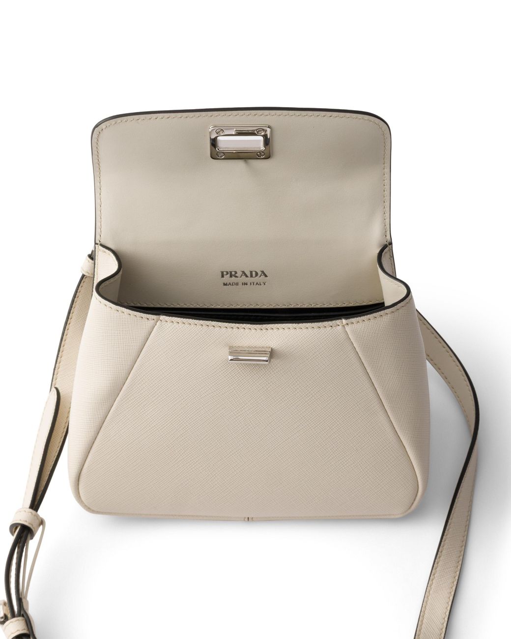 Prada White Avoir Mini Handbag