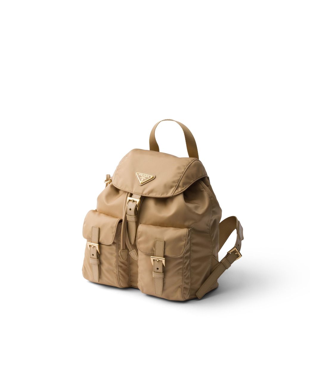 Prada Natural Re-Edition 1978 Small Re-Nylon Backpack, Camel