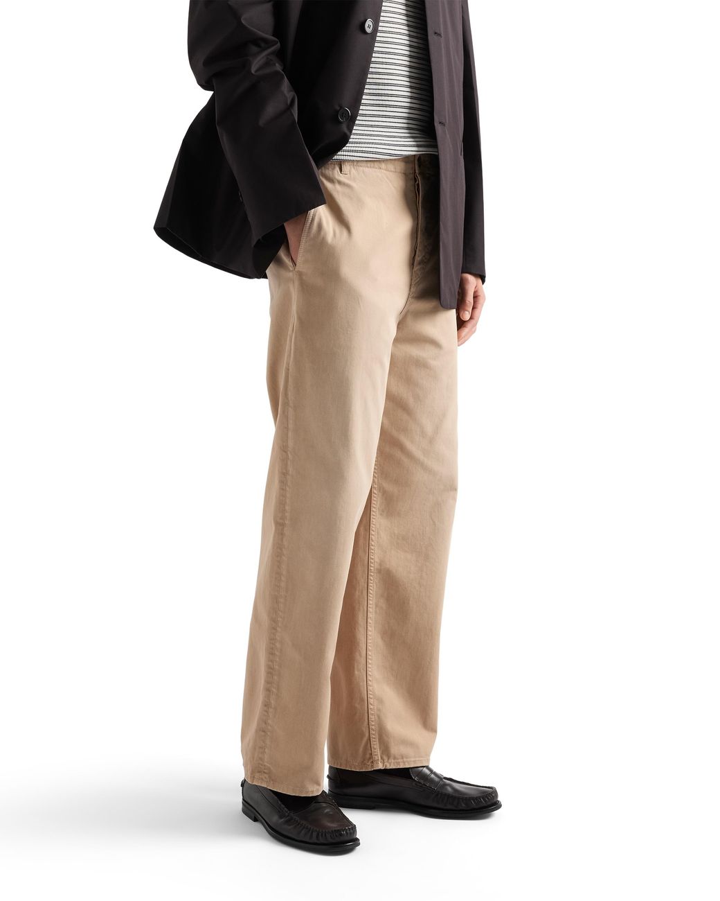 Prada Natural Gabardine Pants for men