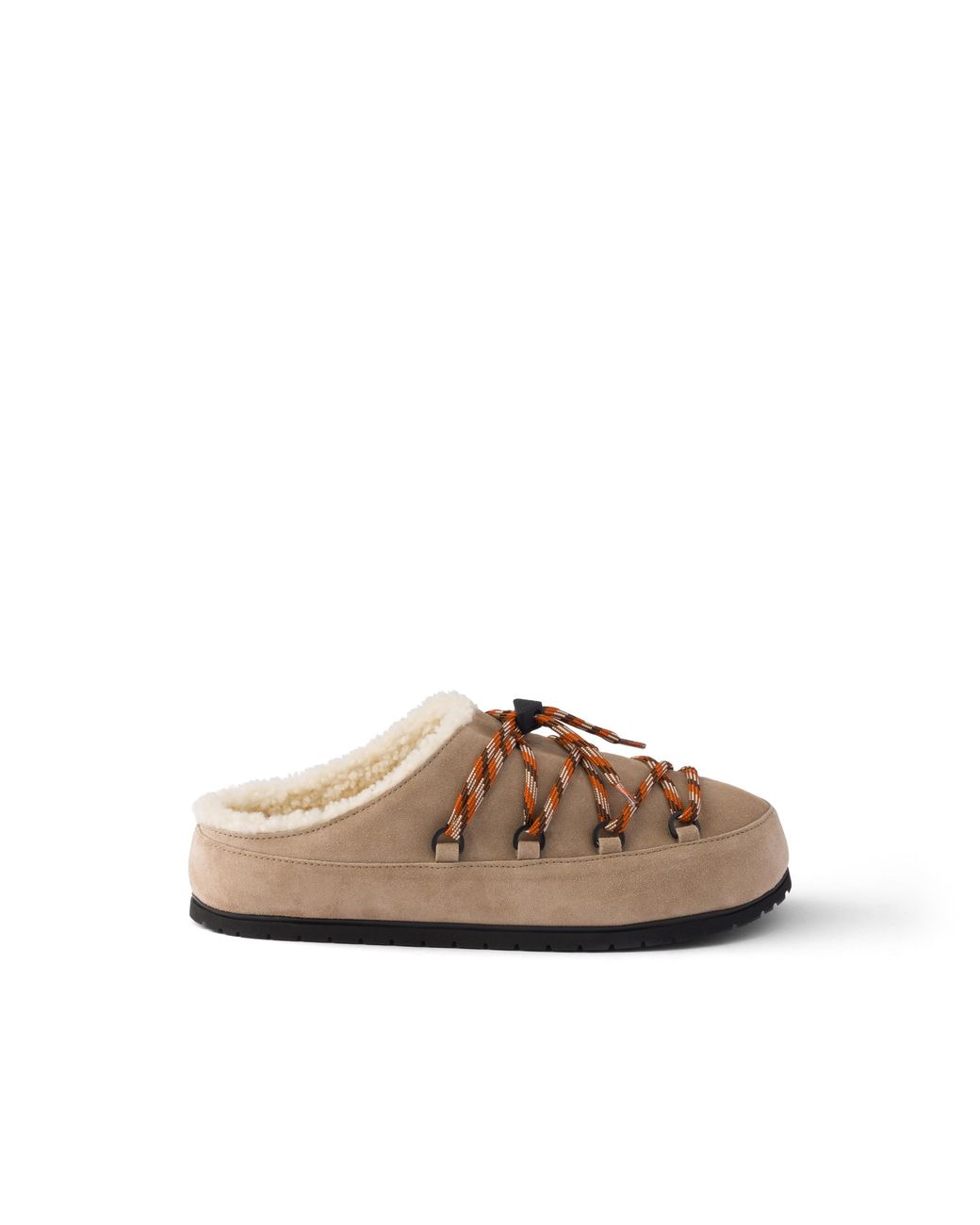 Prada Brown Suede Mules