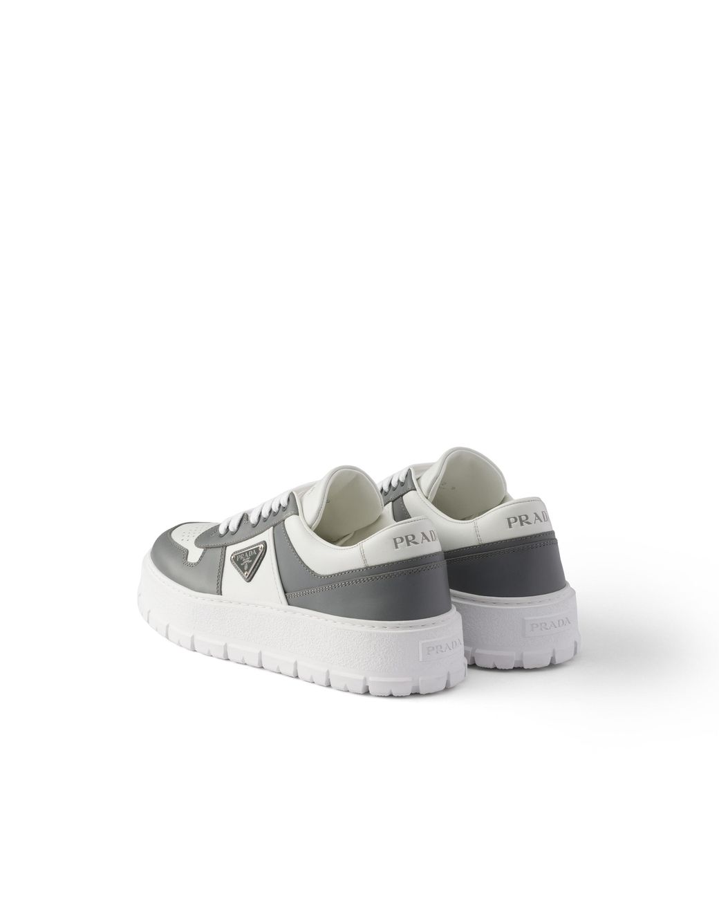 Prada White Leather Sneakers, Size 6 for men