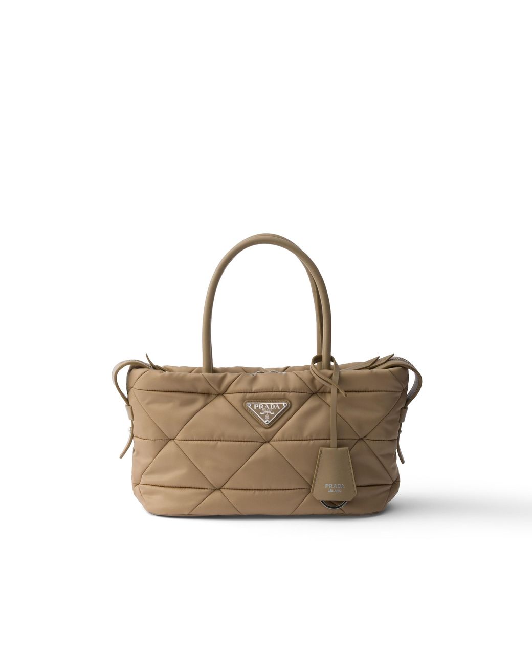 Borsa Shopping Medium di Prada in Metallic